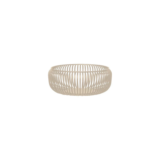 Ciotola LITO taglia M di Blomus in acciaio verniciato a polvere colore bianco o nomad, diametro 25 cm.