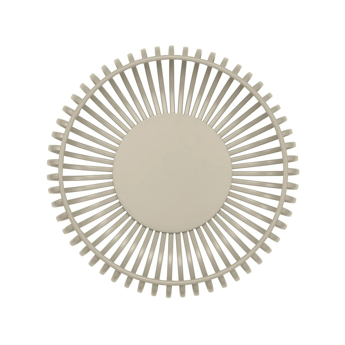 Ciotola decorativa LITO taglia S di Blomus in acciaio verniciato a polvere colore bianco o nomad, diametro 20 cm.