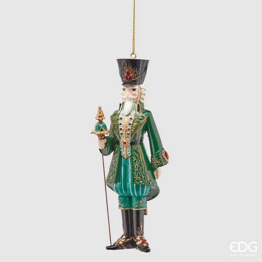 Realizzato un resina decorato a mano con finiture color oro. Dimensioni: cm 5 x 16 h. In negozio e online su tuttochic.live