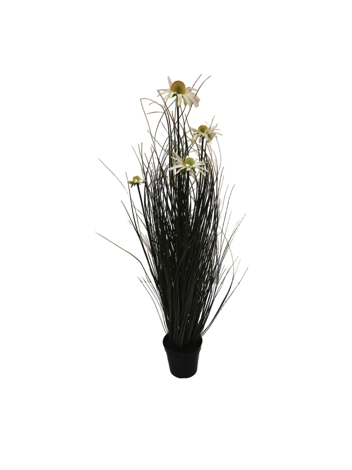 Pianta artificiale in vaso Rudbekia della collezione "Piantala" di Rituali Domestici. Dimensioni: h 91 cm. In negozio e online su tuttochic.live