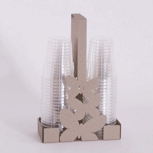 Esalta la tua tavola con il Porta bicchieri Butterfly di Arti e Mestieri. Realizzato in metallo verniciato con un elegante decoro a farfalle. Dimensioni: 8 x 16 x h 27 cm. Prodotto in Italia. In negozio e online su tuttochic.live