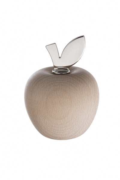 EDEN è lo schiaccianoci a forma di mela, simbolo di prosperità . Perfetto come regalo o bomboniera, è un oggetto che arreda cucina e casa con stile. Vite realizzata in zama cromata. Il corpo è in legno di faggio naturale, questo rende ogni pezzo unico. Dimensioni: Ø 8 x 10,8 cm. In negozio e online su tutttochic.it