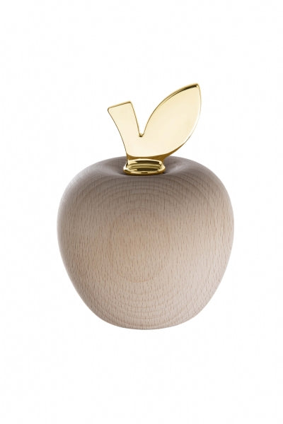 EDEN è lo schiaccianoci a forma di mela, simbolo di prosperità . Perfetto come regalo o bomboniera, è un oggetto che arreda cucina e casa con stile. Vite realizzata in zama oro 24 carati. Il corpo è in legno di faggio naturale, questo rende ogni pezzo unico. Dimensioni: Ø 8 x 10,8 cm In negozio e online su tutttochic.it