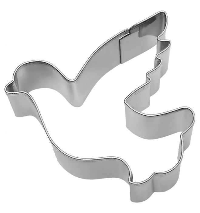 Tagliabiscotti a forma di colomba in acciaio inox cm 6, lavabile in lavastoviglie. Matrimonio e San Valentino. Coccola i tuoi cari in questi giorni speciali con prelibatezze sfornate con amore. In negozio e online su tuttochic.live