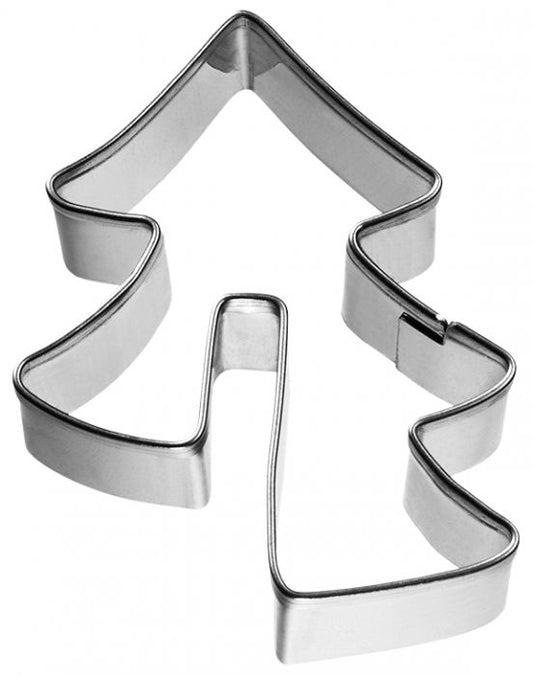 Tagliabiscotti Albero di Natale per tazza, in acciaio inox 5,5 cm, lavabile in lavastoviglie. Questi biscotti non sono solo adagiati sul piattino: grazie alla tacca, vengono presentati sul bordo della tazza e mantengono così una visione d'insieme dell'intero tavolino. In negozio e online su tuttochic.live