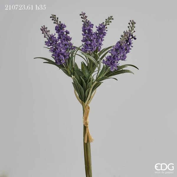 Mazzetto di Lavanda fiorita artificiale di colore lavanda. Lunghezza singolo rametto cm 35. In negozio e online su tuttochic.live