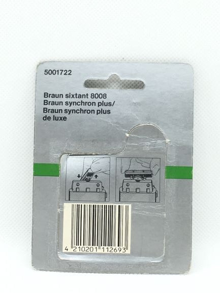 Blocco coltelli 5001722 per rasoi Braun adatto ai seguenti modelli: Braun Sixtant 8008 Braun Synchron plus Braun Synchron plus de luxe. In negozio e online su tuttochic.live