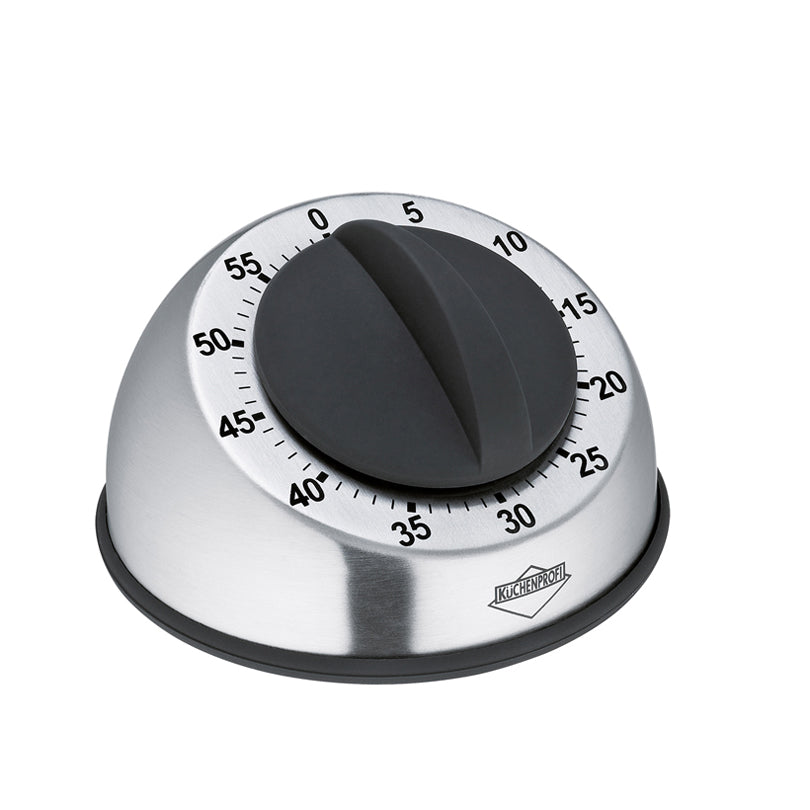Timer meccanico da cucina in metallo e resina. Dimensioni: cm 9,5 x 6. In negozio e online su tuttochic.live