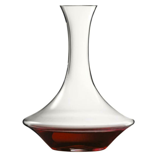 Decanter da vino classico in vetro cristallino ad ampia base modello Authentis di Spiegelau capacità 1,5 litri.