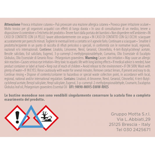 SEMI NATURALI PROFUMATI Usando l’aspirapolvere potrai profumare piacevolmente i tuoi ambienti. SEMI NATURALI • SENZA SILICONI• SENZA PARABENILA CONFEZIONE CONTIENE 5 BUSTINE Fragranza Lino e Cotone Fragranza intensa, semplice e raffinata ispirata al profumo di pulito. In negozio e online su tuttochic.live
