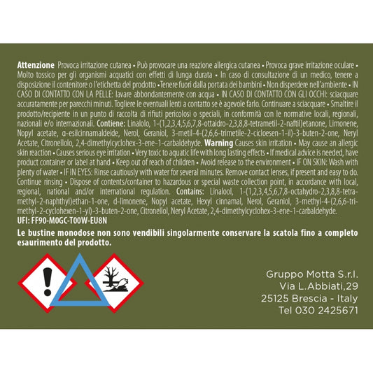 SEMI NATURALI PROFUMATI Usando l’aspirapolvere potrai profumare piacevolmente i tuoi ambienti. CONFEZIONE CONTIENE 5 BUSTINE Fragranza Mosto Supremo La fragranza seducente che cattura e confonde tutti i sensi. Profumo irresistibile che si dischiude con un delicato movimento profondo. In negozio e online su tuttochic.live