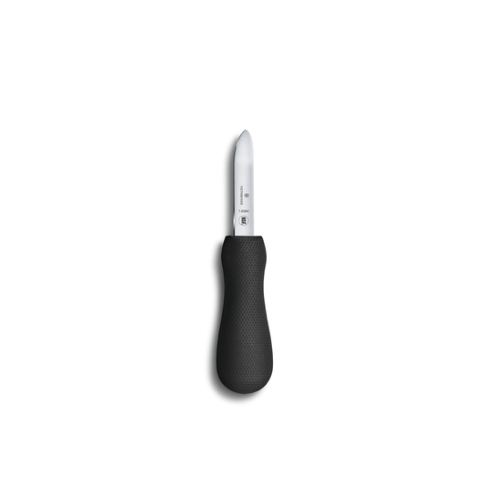 Coltello per sgusciare le ostriche, uno strumento indispensabile del kit di cucina per gli amanti dei frutti di mare. • Impugnatura ergonomica• Manico in materiale sintetico antiscivolo• Lunghezza lama: 7 cm• Lavabile in lavastoviglie Dimensioni 166 x 36 x 23 mm Peso 82 gr. In negozio e online su tuttochic.live