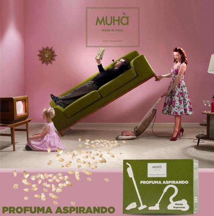 Semini Muhà per profumare la casa mentre si aspira