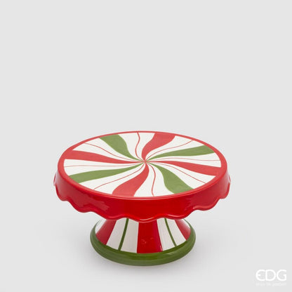 Realizzata in ceramica lavorata e decorata a mano. Dimensioni: cm Ø 19 x 10 h. In negozio e online su tuttochic.live