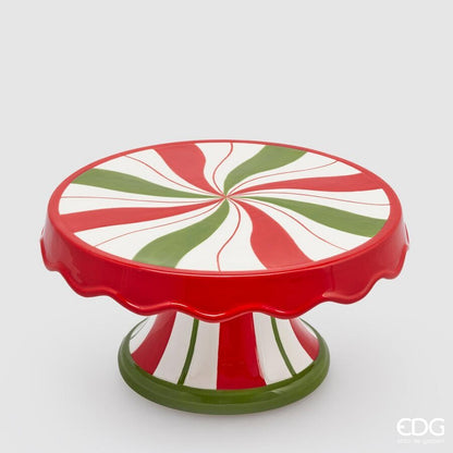 Realizzata in ceramica lavorata e decorata a mano. Dimensioni: cm Ø 26 x 14 h. In negozio e online su tuttochic.live