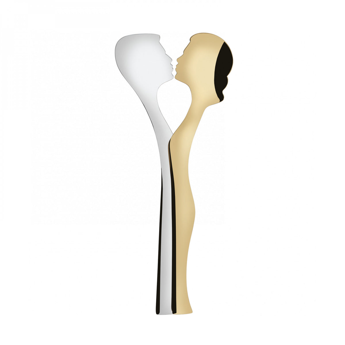 Un abbraccio set 2 posate per insalata . Una bomboniera pensata per stupire, un'idea regalo elegante e inaspettata. Le posate sono in acciaio inox 18/10 con finitura PVD in oro 24 carati. Dimensioni: cm 31 x 8,5 Lavabili in lavastoviglie. In negozio e online su tuttochic.live