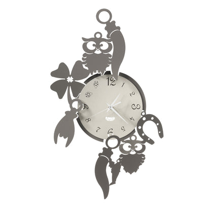 Orologio da parete portafortuna buffo Good Luck