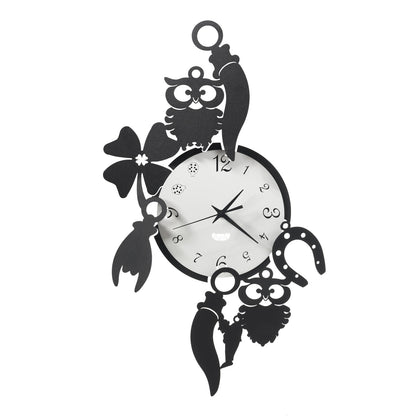 Orologio da parete portafortuna buffo Good Luck