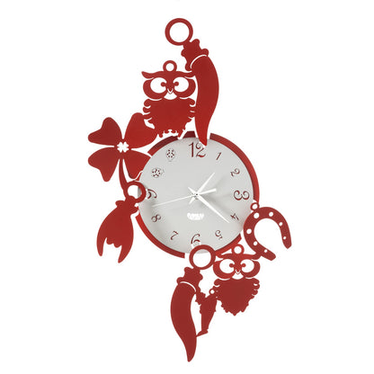 Orologio da parete portafortuna buffo Good Luck