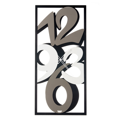 La forma rettangolare dell’orologio dona un tocco di modernità e originalità al tuo spazio. Può essere utilizzato come elemento centrale sulla parete o come parte integrante di una composizione di arredi. Dimensioni 42x90h cm Materiale: ferro. In negozio e online su tuttochic.live