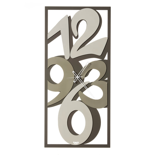 La forma rettangolare dell’orologio dona un tocco di modernità e originalità al tuo spazio. Può essere utilizzato come elemento centrale sulla parete o come parte integrante di una composizione di arredi. Dimensioni 42x90h cm Materiale: ferro. In negozio e online su tuttochic.live