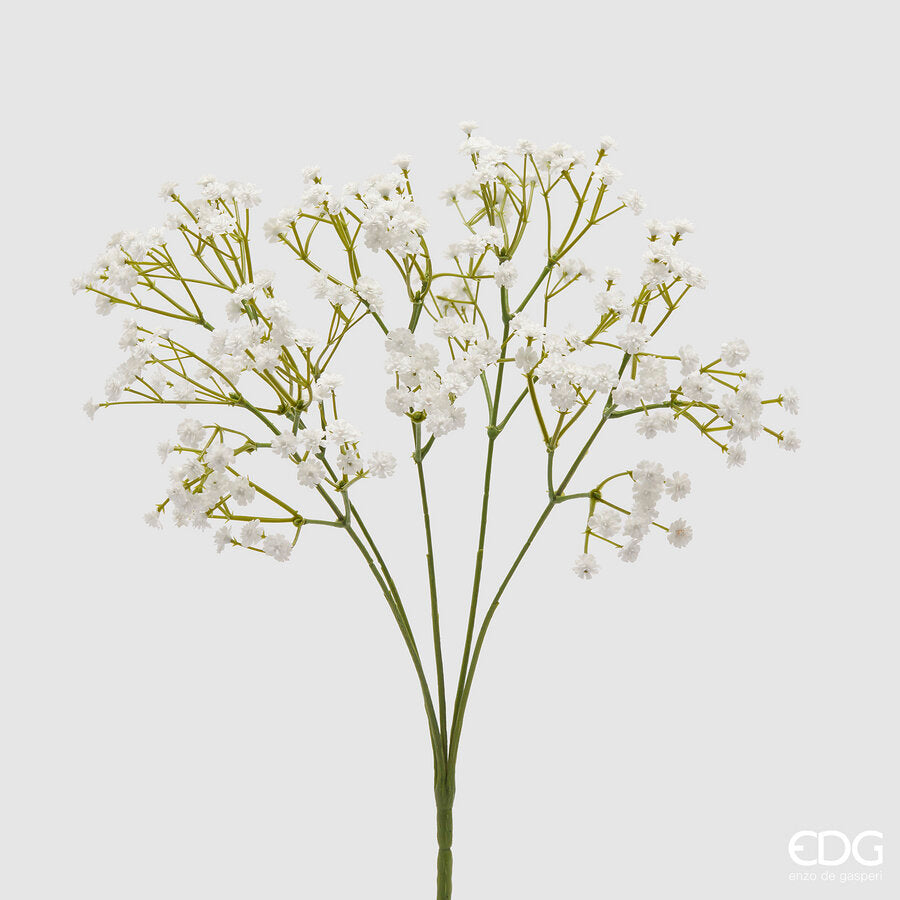 Aggiungi un tocco di eleganza alla tua casa con il cespuglio artificiale di Gypsophila perfetto per creare un'atmosfera sofisticata e senza fatica. Dimensioni: altezza cm 40. In negozio e online su tuttochic.live