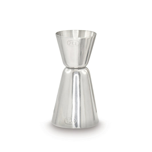 Misurino ideale per dosare i liquidi e preparare alla perfezione numerosi drink Materiale resistente, acciaio inox, igienico e lavabile in lavastoviglie. Capacità: 2 e 4 cl - Dimensioni: Ø 4,5 x h 8,5 cm. In negozio e online su tuttochic.live