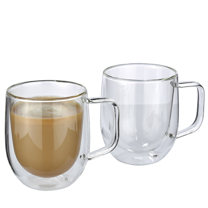 Set 2 tazze universale  in vetro "Veneto" 250 ml