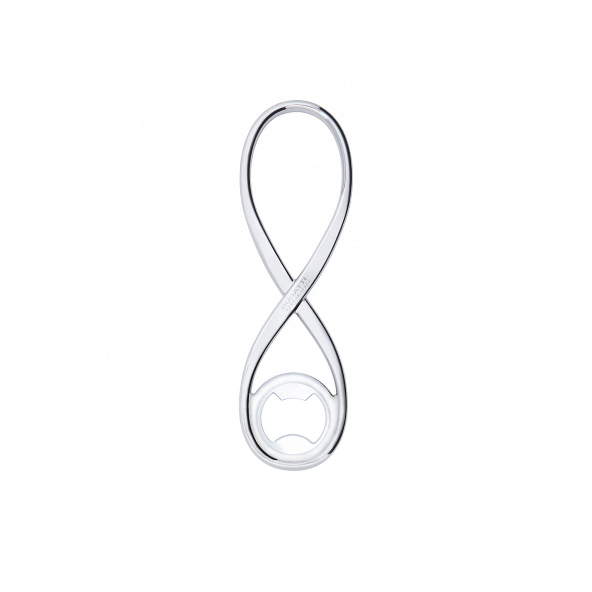 Infinity è l'apribottiglie dalla forma iconica dallo stile raffinato ed elegante. Rappresenta un'idea regalo preziosa per celebrare un momento speciale, anche come bomboniera. Realizzato in zama, di colore acciaio. Dimensioni: 14,5 x 4 X 0,7 cm. Si consiglia di lavare a mano. In negozio e online su tutttochic.it