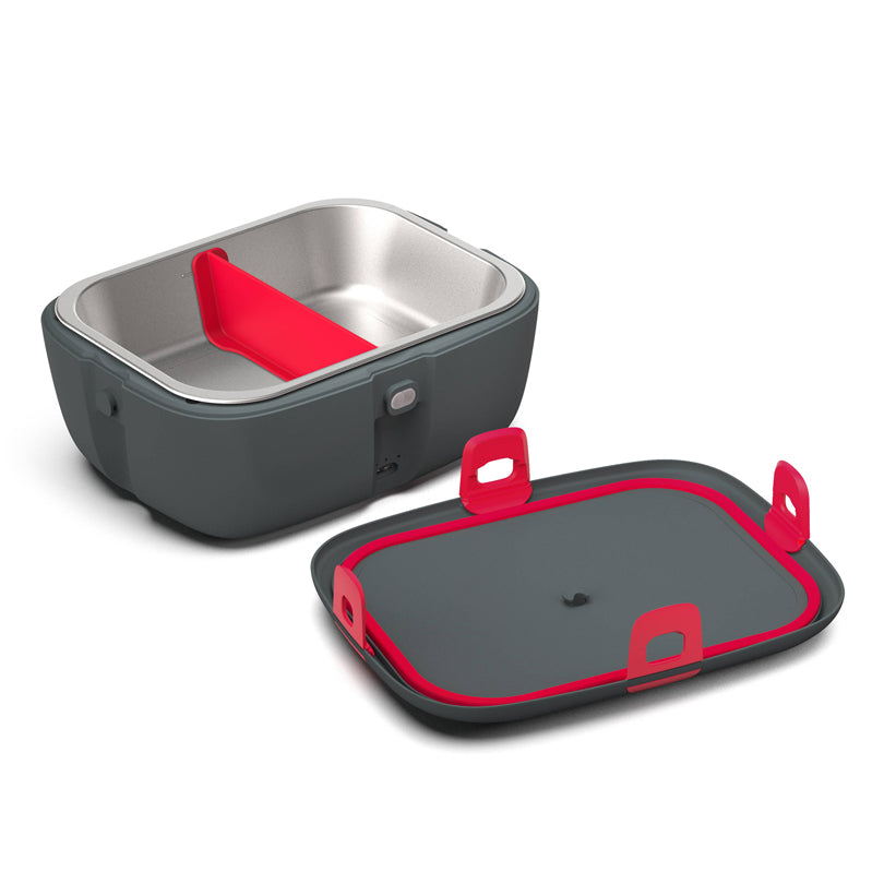Riscaldare, cucinare, mantenere al caldo: il lunchbox riscaldante ed alimentato a batteria HeatsBox Go riscalda, grazie al riscaldamento speciale del fondo, i vostri piatti in soli 15-25 minuti. In negozio e online su tuttochic.live