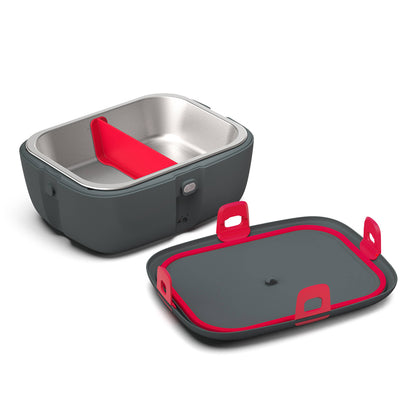 Riscaldare, cucinare, mantenere al caldo: il lunchbox riscaldante ed alimentato a batteria HeatsBox Go riscalda, grazie al riscaldamento speciale del fondo, i vostri piatti in soli 15-25 minuti. In negozio e online su tuttochic.live