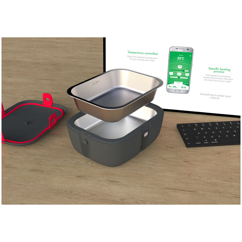Riscaldare, cucinare, mantenere al caldo: il lunchbox riscaldante ed alimentato a batteria HeatsBox Go riscalda, grazie al riscaldamento speciale del fondo, i vostri piatti in soli 15-25 minuti. In negozio e online su tuttochic.live