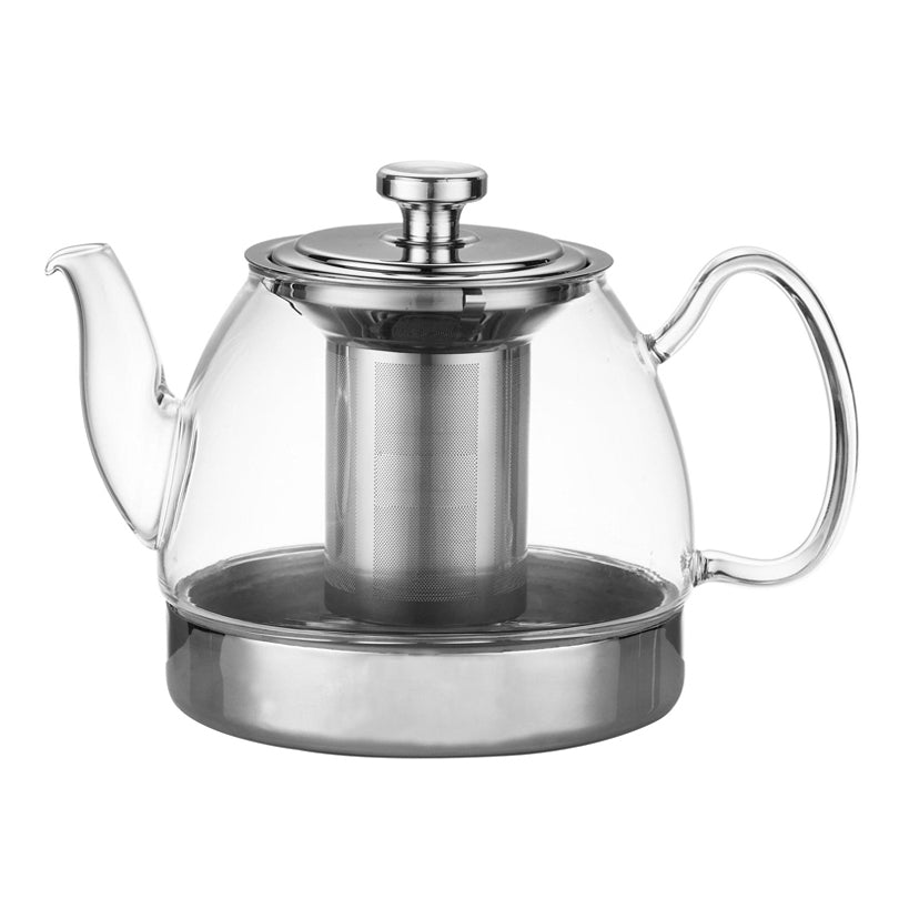 Il Teiera "Bon Tea" da 0,8 lt è la scelta perfetta per gli amanti del tè. Realizzato in acciaio e vetro pyrex resistente alle alte temperature e dotato di un filtro integrato, è adatto a tutti i tipi di fornelli anche a induzione e lavabile in lavastoviglie. Dimensioni: 18 x h 11. In negozio e online su tuttochic.live