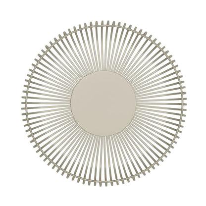 Ciotola decorativa LITO taglia L di Blomus in acciaio verniciato a polvere colore bianco o nomad, diametro 36 cm.
