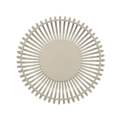 Ciotola decorativa LITO taglia S di Blomus in acciaio verniciato a polvere colore bianco o nomad, diametro 20 cm.
