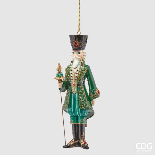Realizzato un resina decorato a mano con finiture color oro. Dimensioni: cm 5 x 16 h. In negozio e online su tuttochic.live