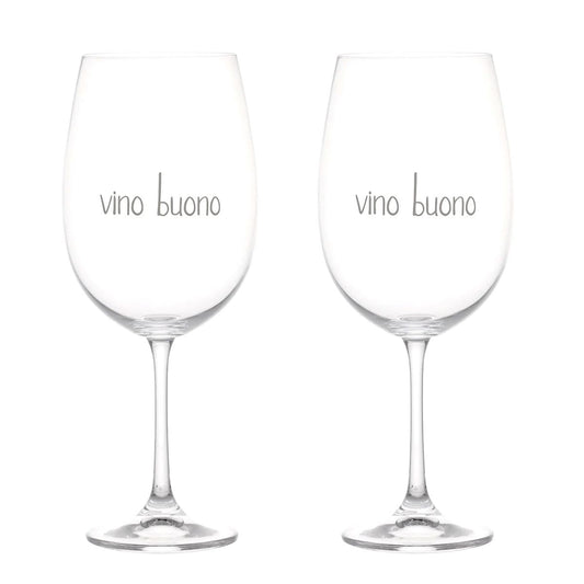 Goditi i tuoi vini preferiti con un tocco di classe grazie a questo set di 2 calici da degustazione in vetro cristallino. Perfetto per un regalo o per te stesso. Set di 2 calici 64 cl Altezza 24 x 9,8 cm. Disegnato e prodotto in Italia. In negozio e online su tuttochic.live