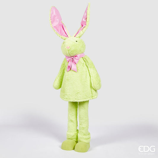 Porta allegria a casa tua con il morbido e simpatico Coniglio Peluche Dance! Con un leggero tocco, questo prodotto esclusivo di EDG Design oscilla. Colore: verde chiaro Dimensioni: cm Ø 40 x h 155. In negozio e online su tuttochic.live