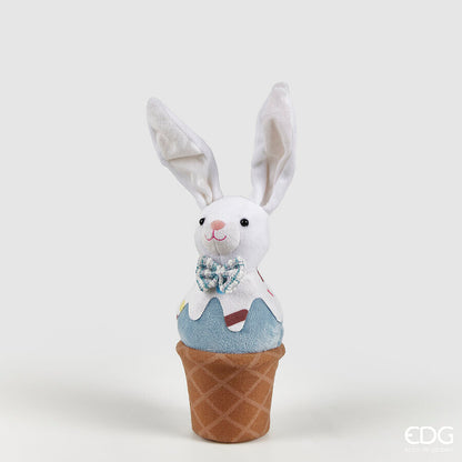 Il perfetto addobbo pasquale con Decoro Gelato Coniglio. Colori: Azzurro/bianco - Rosa mix - Verde mix Dimensioni: cm Ø 9 x h 29. In negozio e online su tuttochic.live