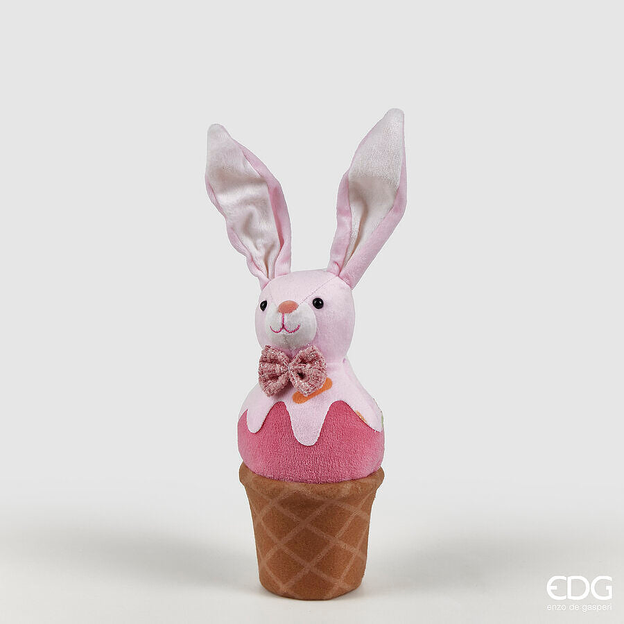 Il perfetto addobbo pasquale con Decoro Gelato Coniglio. Colori: Azzurro/bianco - Rosa mix - Verde mix Dimensioni: cm Ø 9 x h 29. In negozio e online su tuttochic.live