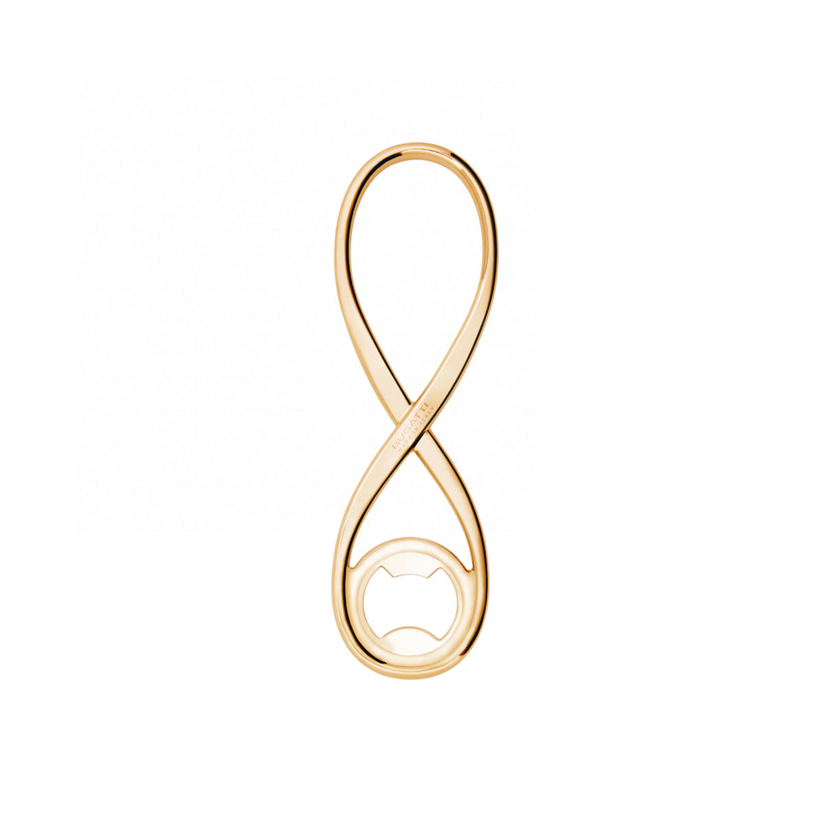 Infinity è l'apribottiglie dalla forma iconica dallo stile raffinato ed elegante. Rappresenta un'idea regalo preziosa per celebrare un momento speciale, anche come bomboniera. Realizzato in zama, di colore oro. Dimensioni: 14,5 x 4 X 0,7 cm. Si consiglia di lavare a mano. In negozio e online su tutttochic.it