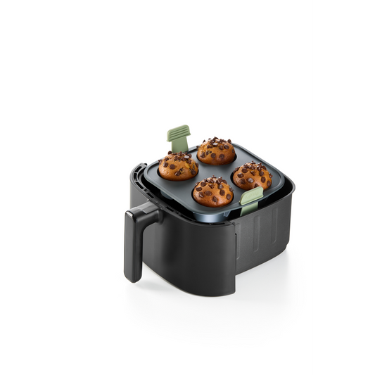 Stampo muffin silicone platinico Lekuè per friggitrice ad aria 5L