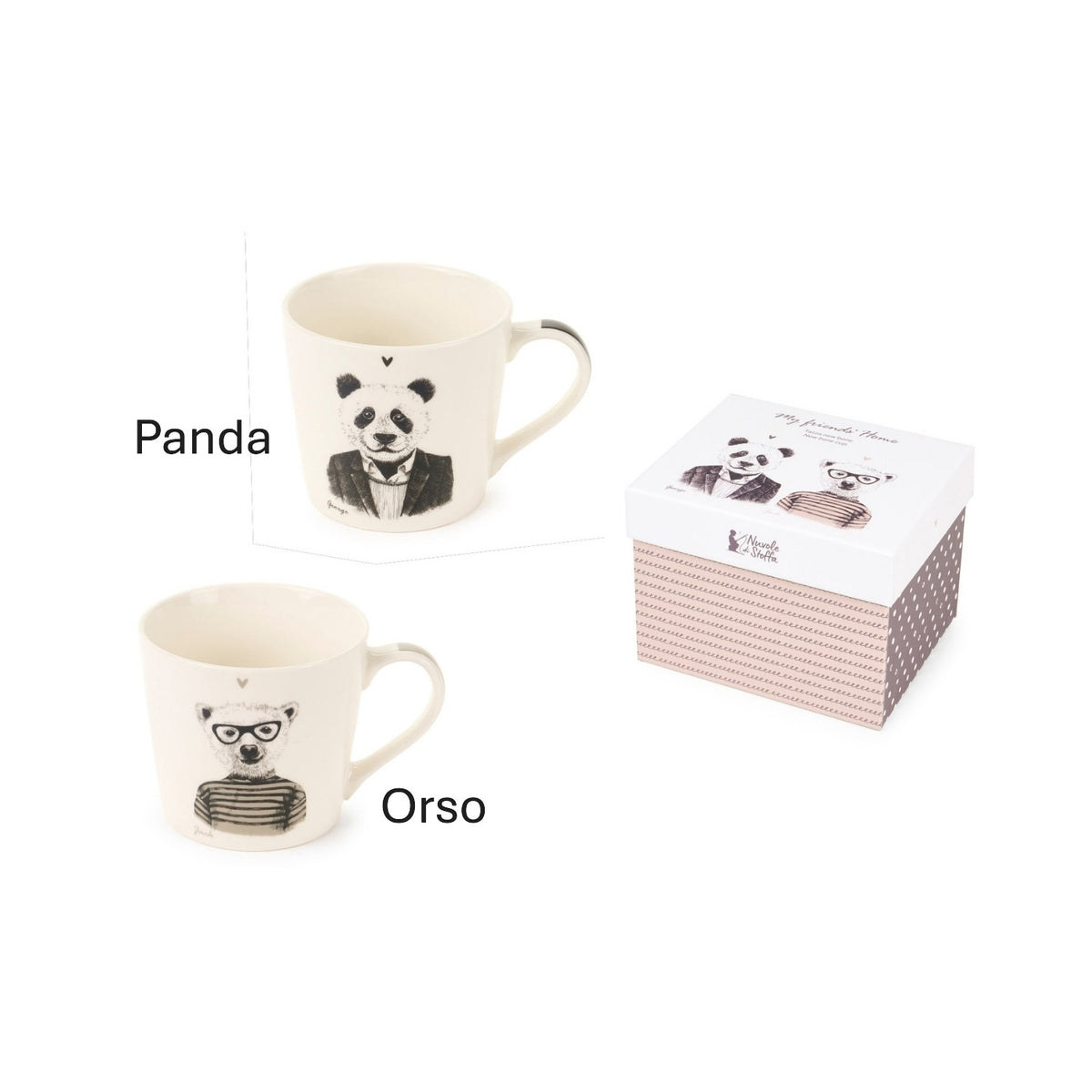 La tua tazza del mattino non sarà mai più ordinaria con la Tazza "My Friend's Home"! Realizzato in porcellana di alta qualità Capacità: 400 ml. In negozio e online su tuttochic.live