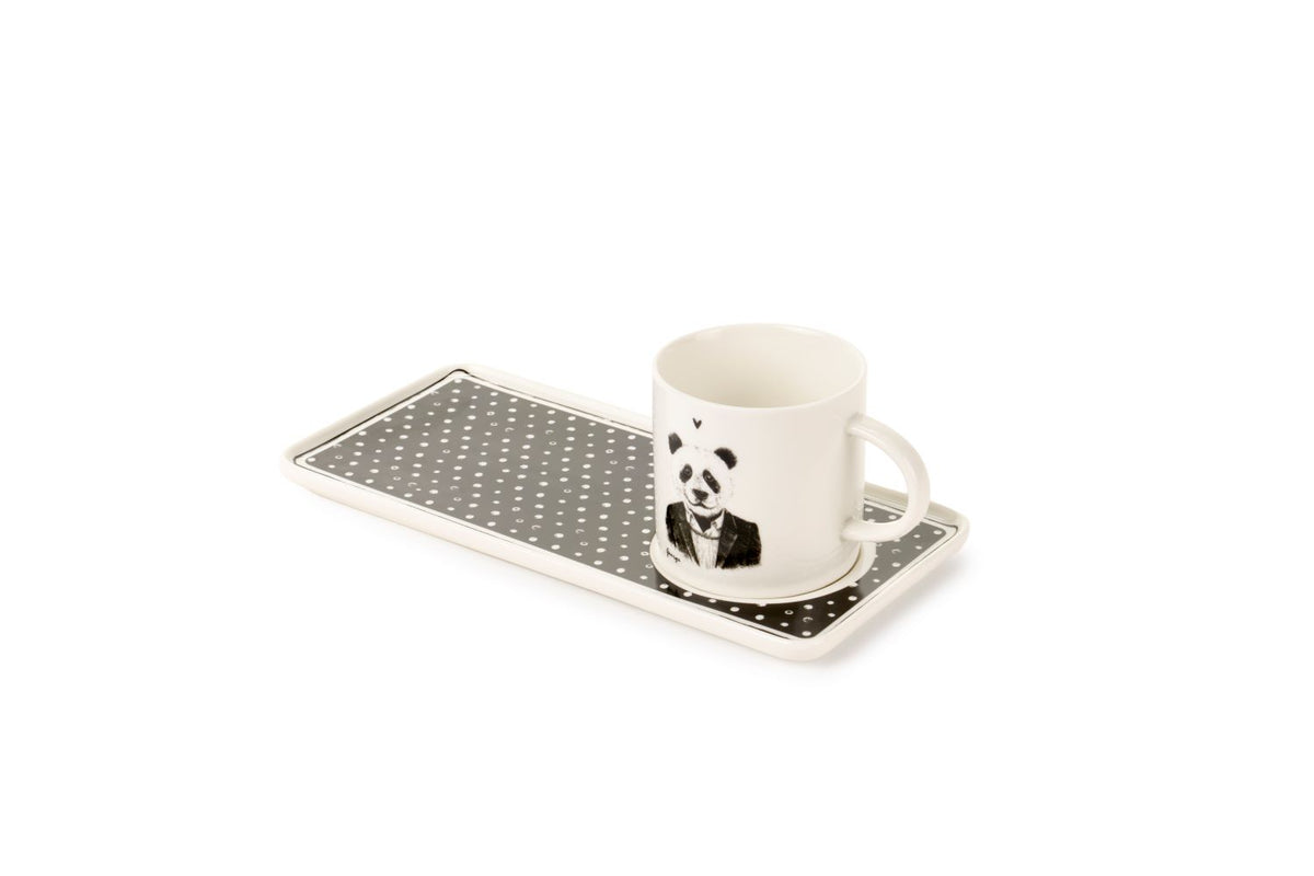 Tazza con vassoio "My Friend's Home"