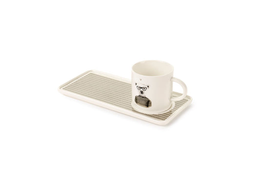 Tazza con vassoio "My Friend's Home"