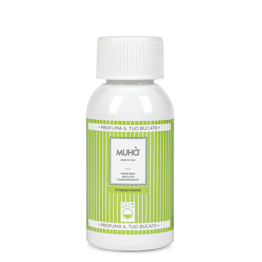 Flacone profuma bucato Fitness Power 100 ml fragranza fresca.