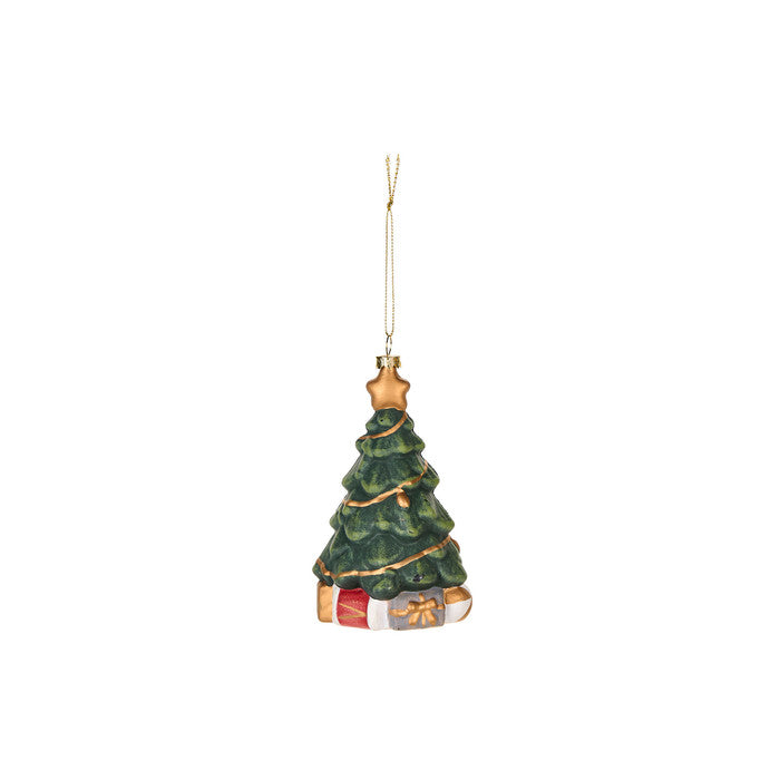 Aggiungi un tocco di magia al tuo albero di Natale con il nostro addobbo a forma di abete natalizio. Realizzato con plastica decorata, questo adorabile addobbo aggiungerà un tocco elegante e festoso alla tua decorazione natalizia.  Dimensioni: 7.6 x 7.2 x 13.2 cm. In negozio e online su tuttochic.live