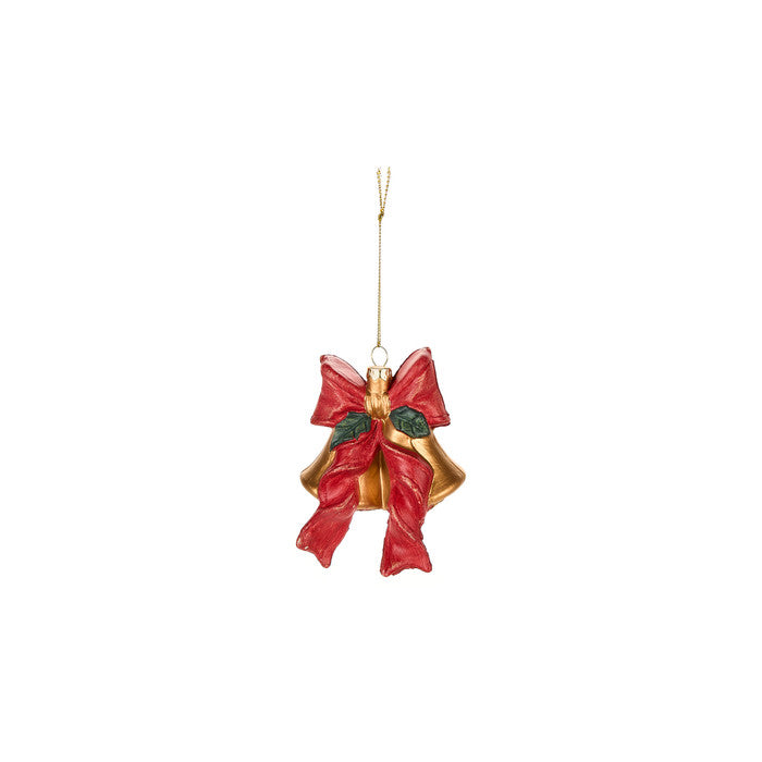Realizzato con plastica decorata, questo addobbo porterà un'atmosfera incantata e unica al tuo ambiente natalizio. Regala un tocco di lusso al tuo albero con questo elegante addobbo. Dimensioni: 8.8 x5.5 x 11.1 cm. In negozio e online su tuttochic.live