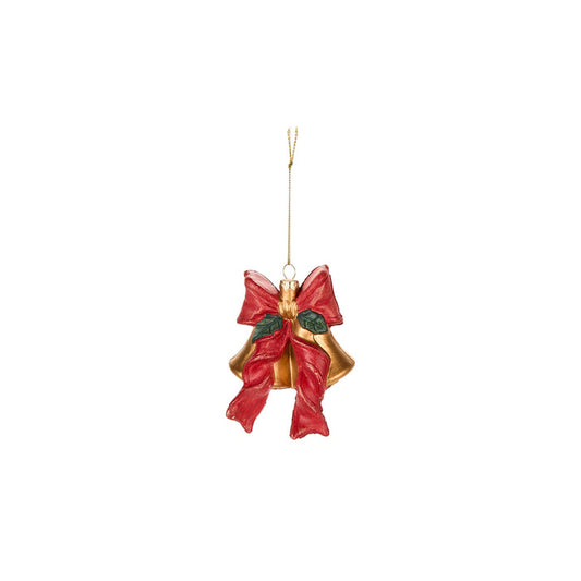 Realizzato con plastica decorata, questo addobbo porterà un'atmosfera incantata e unica al tuo ambiente natalizio. Regala un tocco di lusso al tuo albero con questo elegante addobbo. Dimensioni: 8.8 x5.5 x 11.1 cm. In negozio e online su tuttochic.live