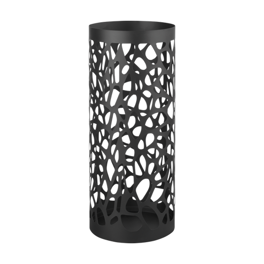 Realizzato in metallo e decorato con fori, offre un modo elegante per riporre i tuoi ombrelli Dimensioni: cm 20 x 45 h. In negozio e online su tuttochic.live